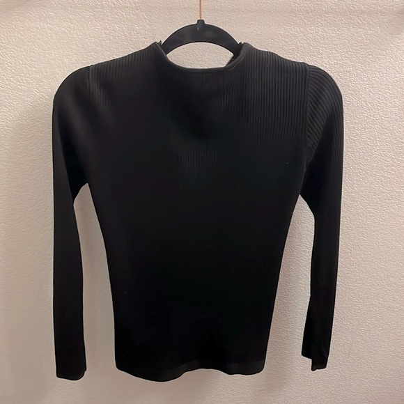 Calvin Klein Full Zip Ribbed Knit Sweater - Picture 5 of 7